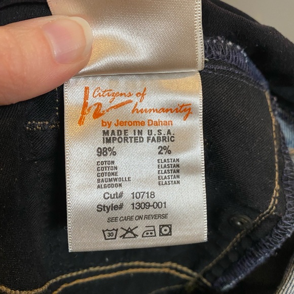 Citizens of Humanity Maternity Boot Cut Jean, Size 30 Medium Petite - Picture 4 of 6